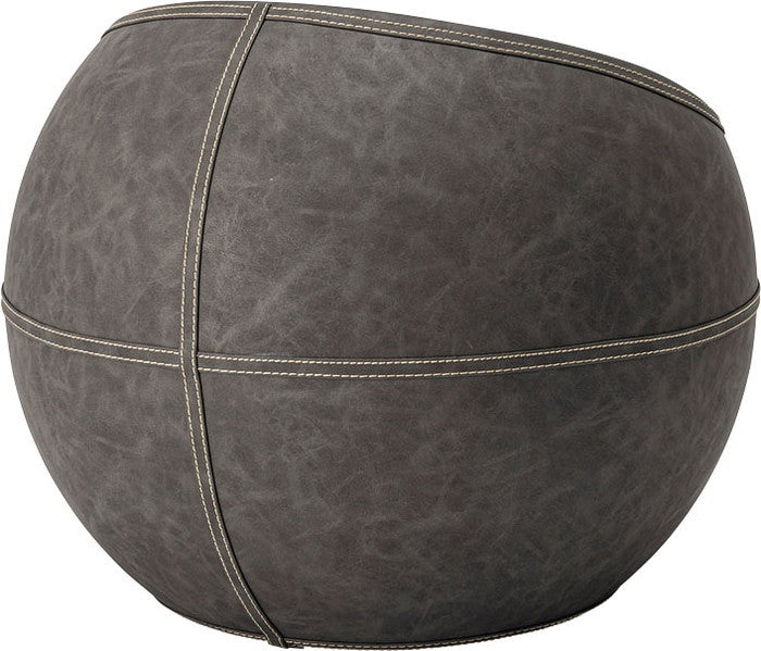 スツール ブラウン グレー W58.5×D59×H48×SH35  azu-pc-365の画像