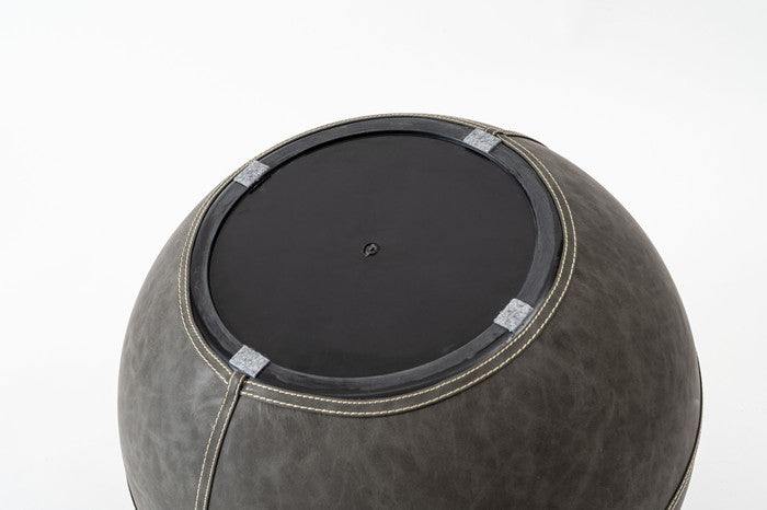 スツール ブラウン グレー W58.5×D59×H48×SH35  azu-pc-365の画像