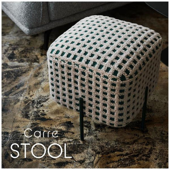 スツール グリーン レッド W43×D43×H45cm  azu-pc-508の画像