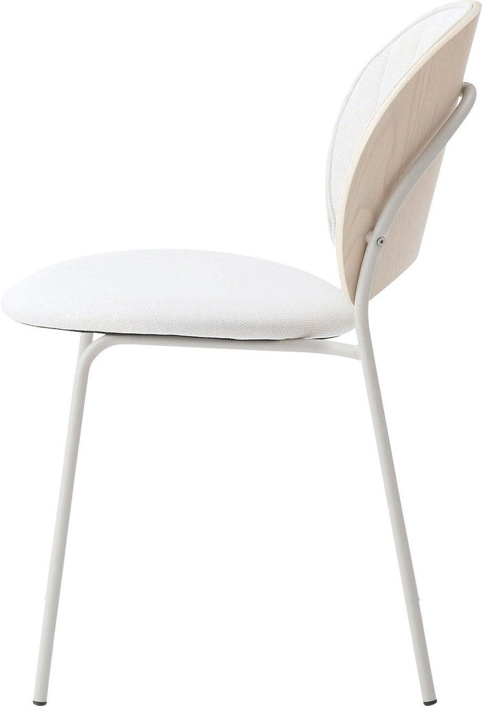 ダイニング チェア コーラル グレー ライトグレー W45×D54.5×H77×SH45  azu-pc-621の画像