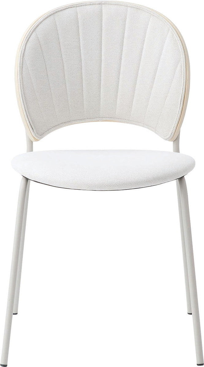 ダイニング チェア コーラル グレー ライトグレー W45×D54.5×H77×SH45  azu-pc-621の画像