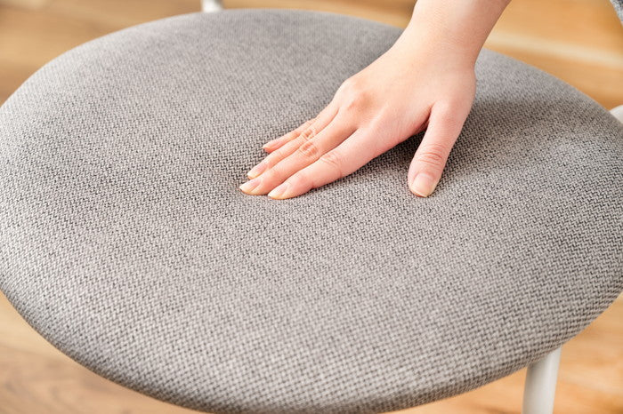 ダイニング チェア コーラル グレー ライトグレー W45×D54.5×H77×SH45  azu-pc-621の画像