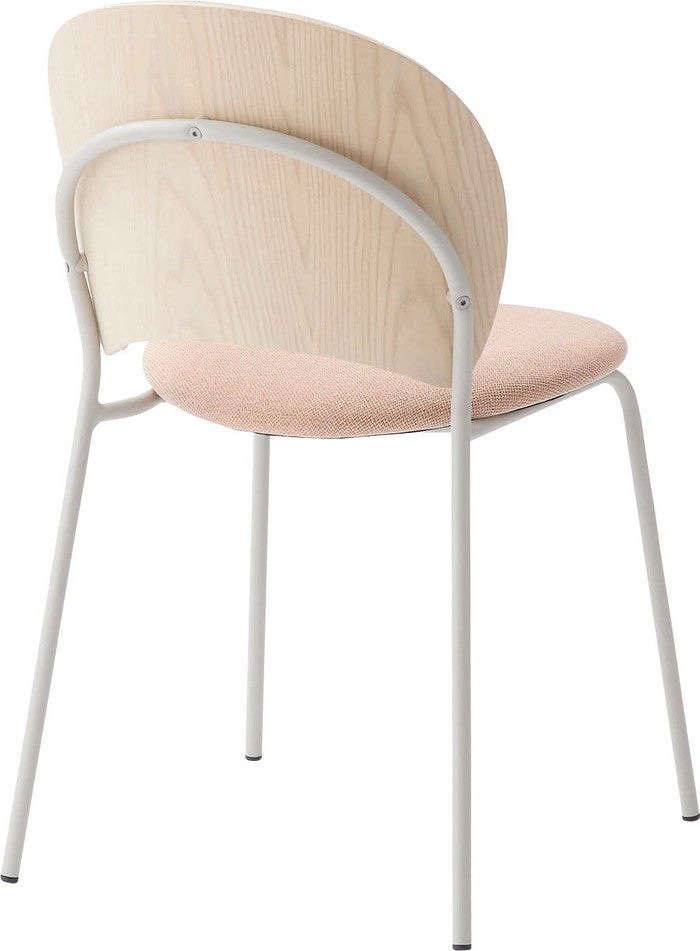 ダイニング チェア コーラル グレー ライトグレー W45×D54.5×H77×SH45  azu-pc-621の画像