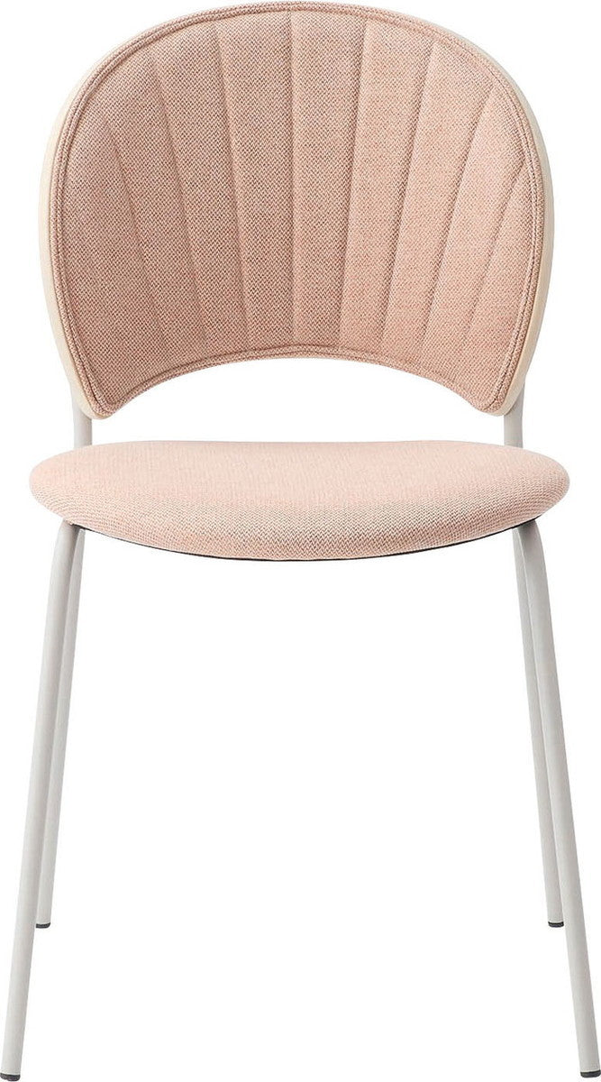 ダイニング チェア コーラル グレー ライトグレー W45×D54.5×H77×SH45  azu-pc-621の画像