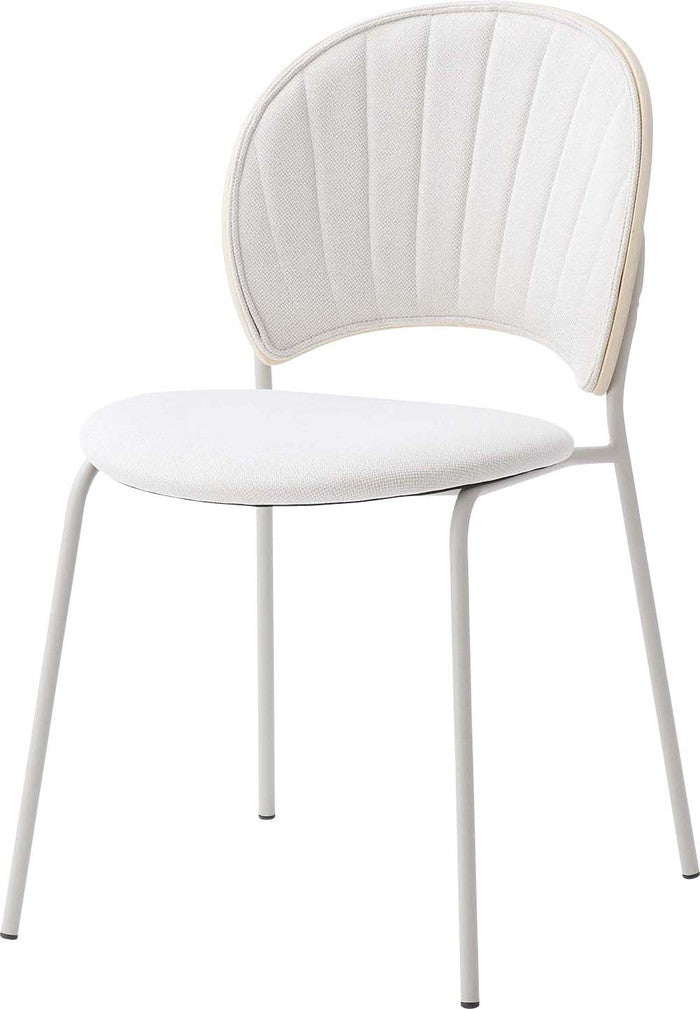 ダイニング チェア コーラル グレー ライトグレー W45×D54.5×H77×SH45  azu-pc-621の画像