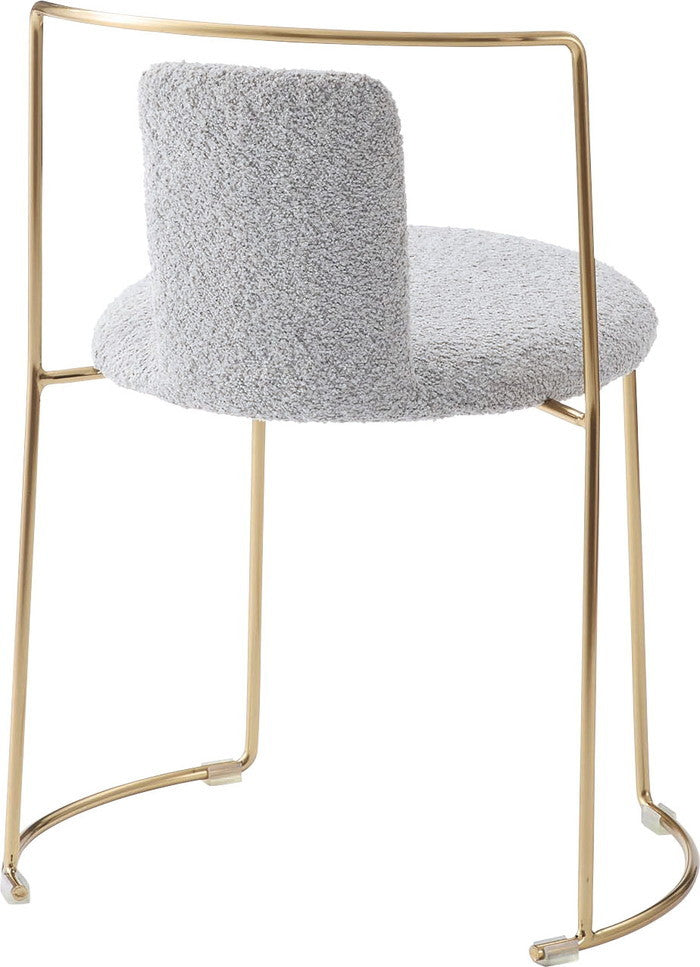 ダイニング チェア グレー アイボリー W53.5×D48×H71×SH48  azu-pc-622の画像