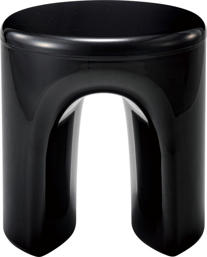 スツール ブラック オレンジ ホワイト φ40×H41  azu-pc-682の画像