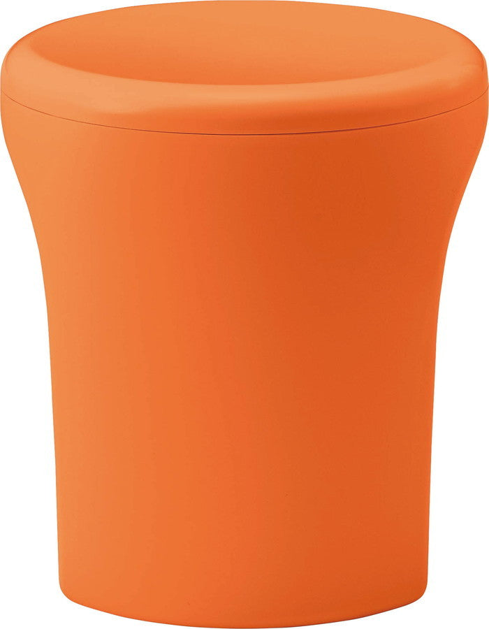 スツール ブラック オレンジ ホワイト φ40×H41  azu-pc-682の画像