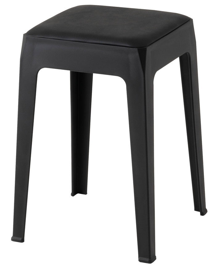 スツール ブラック グレー アイボリー ローズベージュ W33×D33×H46  azu-pc-732の画像