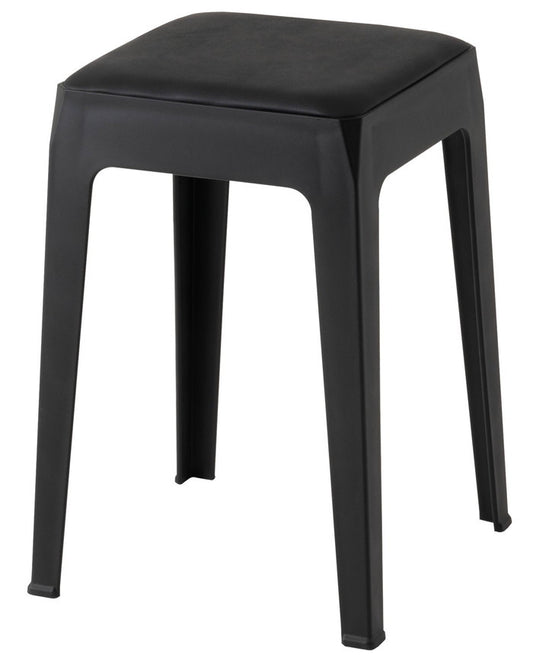 スツール ブラック グレー アイボリー ローズベージュ W33×D33×H46  azu-pc-732の画像