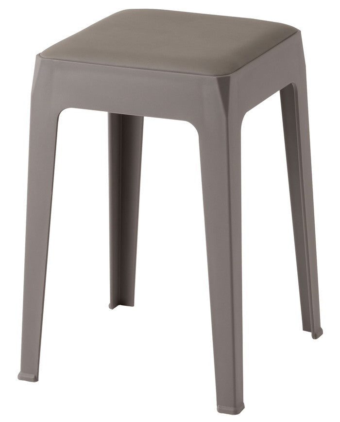 スツール ブラック グレー アイボリー ローズベージュ W33×D33×H46  azu-pc-732の画像