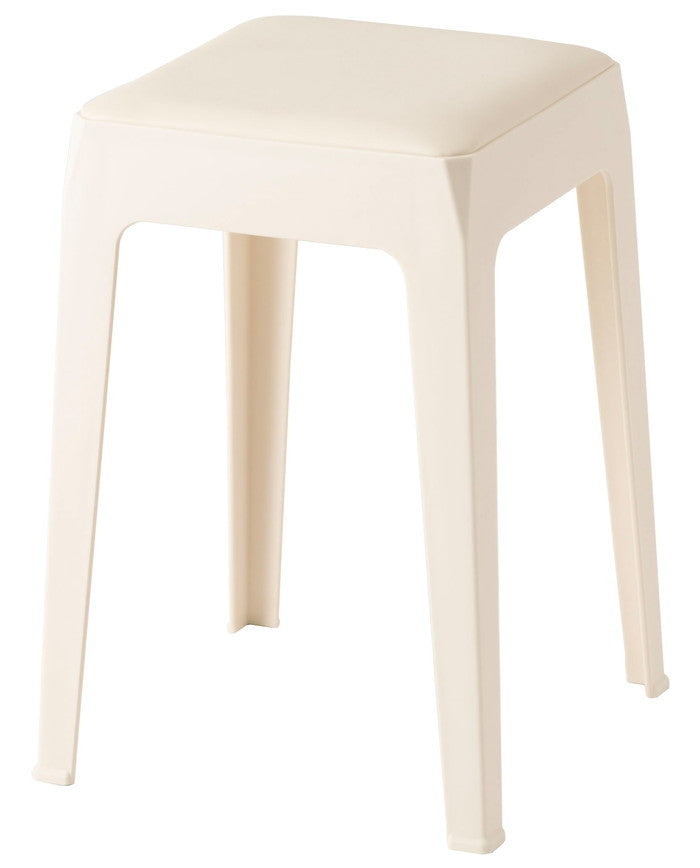 スツール ブラック グレー アイボリー ローズベージュ W33×D33×H46  azu-pc-732の画像