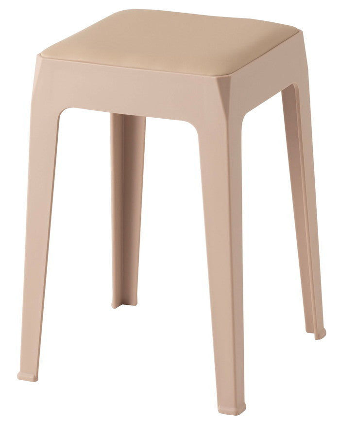 スツール ブラック グレー アイボリー ローズベージュ W33×D33×H46  azu-pc-732の画像