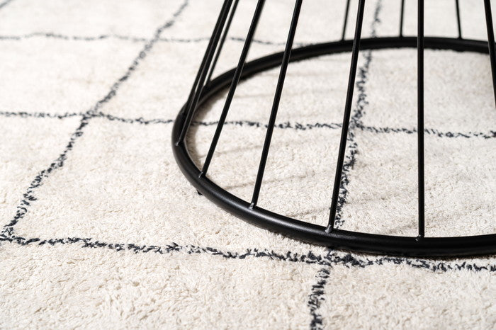 ラウンドテーブルS グレー W40×D40×H45cm  azu-pt-340の画像