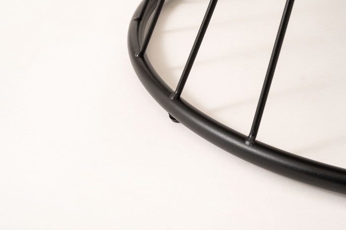 ラウンドテーブルL グレー W50×D50×H35cm  azu-pt-341の画像