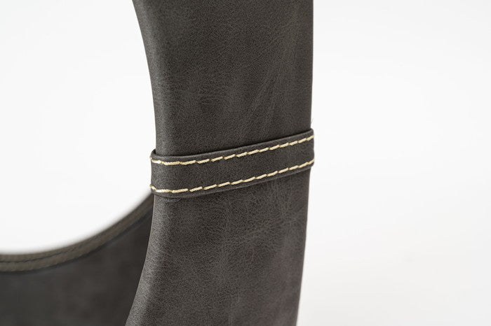 サイドテーブル ブラウン グレー W41.5×D41.5×H43.5  azu-pt-367の画像