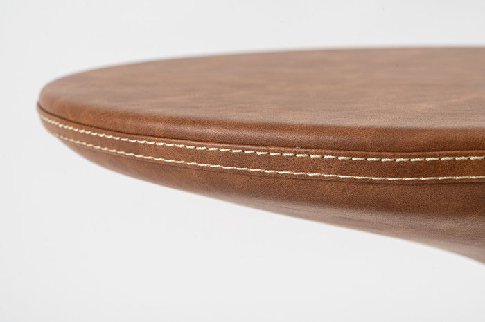 サイドテーブル ブラウン グレー W39×D46×H44.5  azu-pt-368の画像