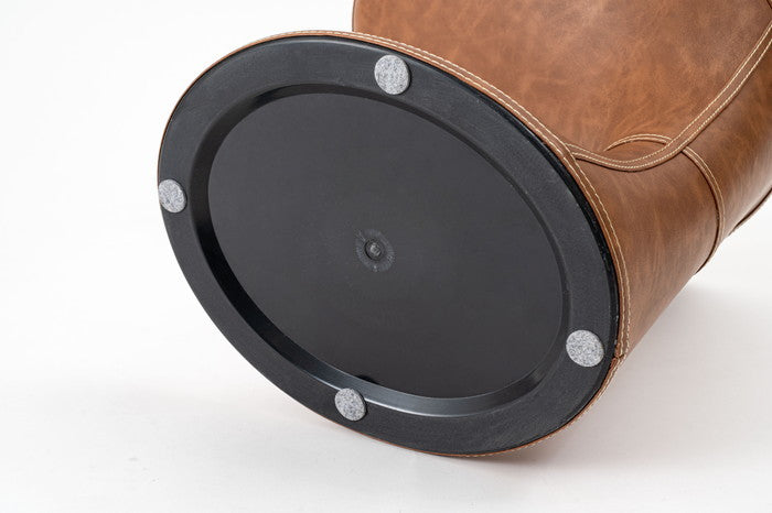 サイドテーブル ブラウン グレー W39×D46×H44.5  azu-pt-368の画像