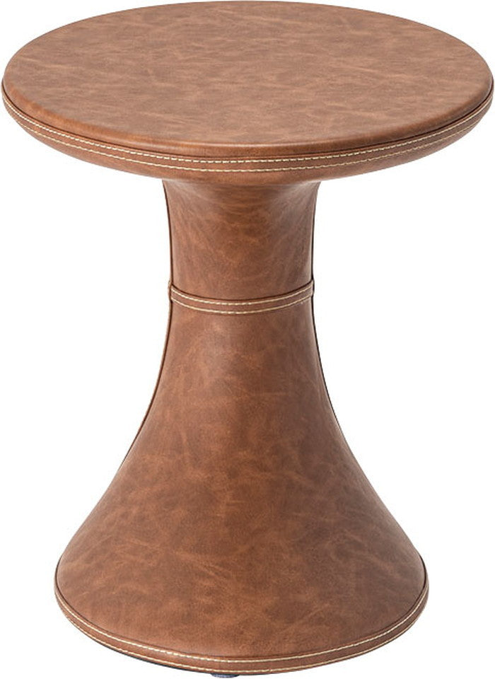 サイドテーブル ブラウン グレー W39×D46×H44.5  azu-pt-368の画像