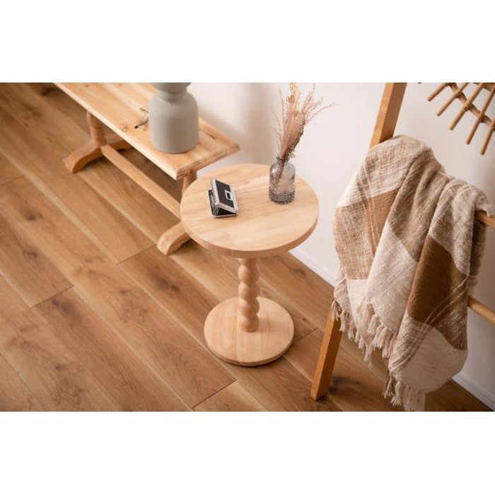 スフィア サイドテーブル ナチュラル ホワイト W35×D35×H47.5 サイドテーブル テーブル 球体 丸 ベッドサイドテーブル おしゃれ ナイトテーブル ナチュラル ホワイト カジュアル 北欧 収納 ソファサイドテーブル ベッド パソコン 寝室 リビング azu-pt-470の画像