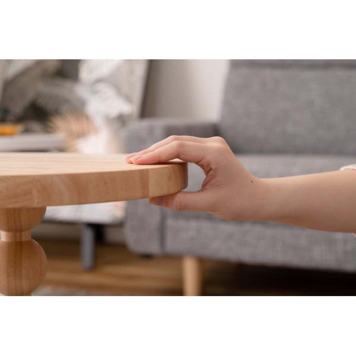 スフィア サイドテーブル ナチュラル ホワイト W35×D35×H47.5 サイドテーブル テーブル 球体 丸 ベッドサイドテーブル おしゃれ ナイトテーブル ナチュラル ホワイト カジュアル 北欧 収納 ソファサイドテーブル ベッド パソコン 寝室 リビング azu-pt-470の画像