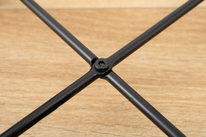 サイドテーブル ブラック W32.5×D32.5×H60.5cm  azu-pt-561の画像