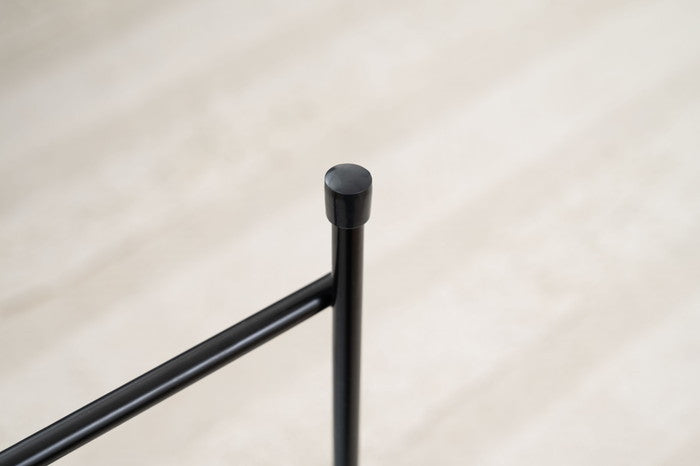 サイドテーブル ブラック W32.5×D32.5×H60.5cm  azu-pt-561の画像