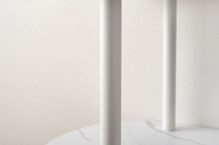 オープンラック2段 ブラック ホワイト W155×D38×H45.5  azu-pt-563の画像