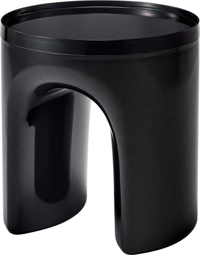 サイドテーブル ブラック オレンジ ホワイト φ40×H41  azu-pt-683の画像