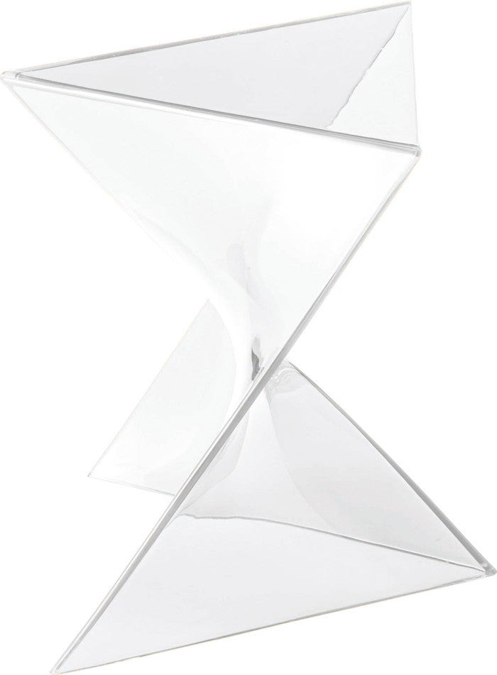 サイドテーブル クリア オレンジ W40×D40×H43.5  azu-pt-685の画像