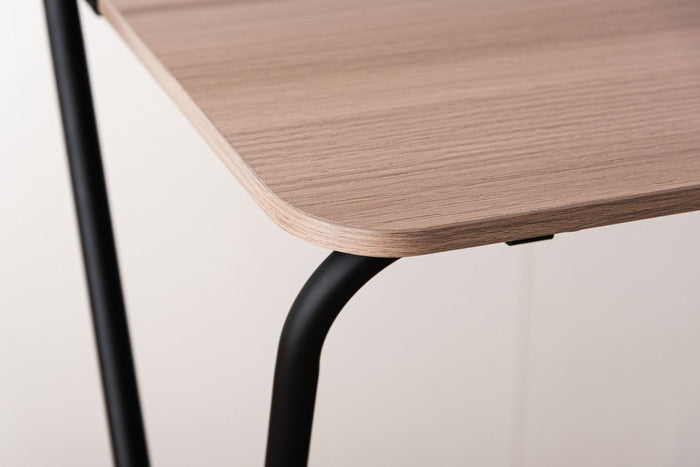 フォールディングハイデスク ブラック ホワイト W64.5×D56×H116.5/107  折りたたみ 折り畳み azu-pt-783の画像