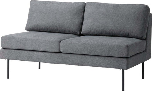  ソファ ダークグレー ライトグレー モカブラウン ネイビー W130×D77×H76×SH40  azu-rto-56の画像