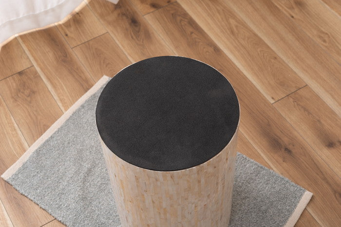 ラウンドサイドテーブル W33×D33×H49  azu-sly-605の画像