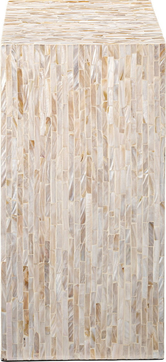 サイドテーブル ホワイト W40×D25×H49  azu-sly-606の画像