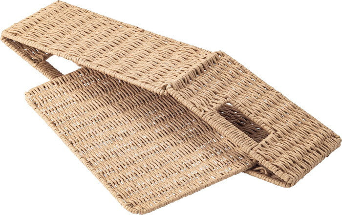 ペーパーコードバスケットM ナチュラル ナチュラル ナチュラル W37×D26×H16  azu-sly-607mの画像