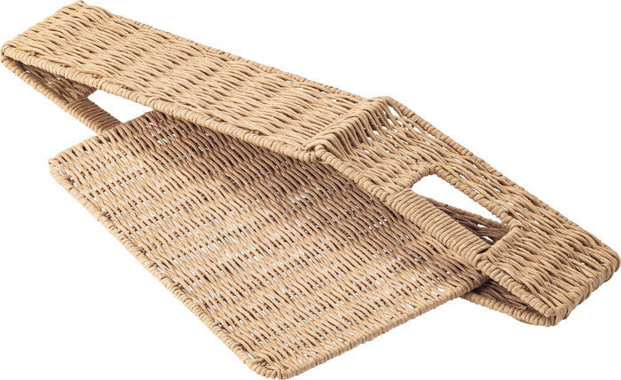 ペーパーコードバスケットS ナチュラル ナチュラル ナチュラル W37×D26×H12  azu-sly-607sの画像