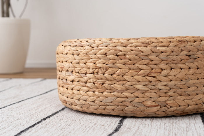 ロースツールS ナチュラル ナチュラル W40×D40×H16  azu-sly-609sの画像