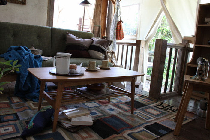 トムテ センターテーブルL ブラウン W105×D50×H40  azu-tac-228の画像