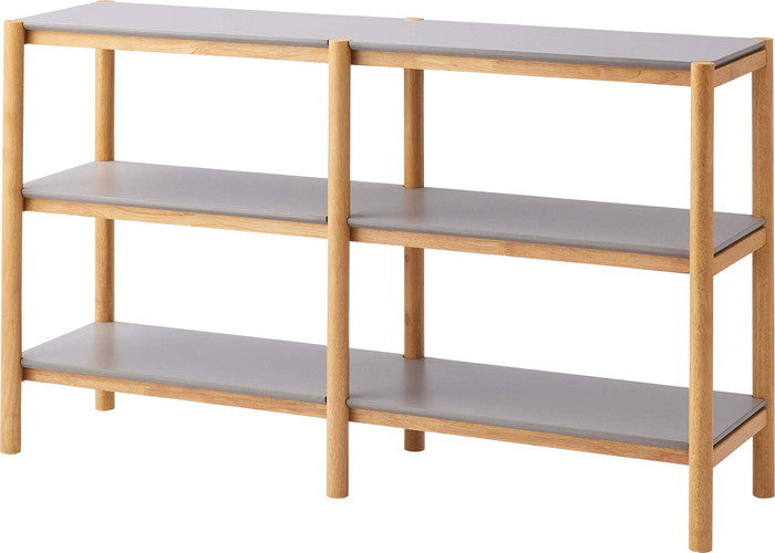 シェルフ 120 ナチュラル W123.5×D33.5×H80  azu-tac-502の画像