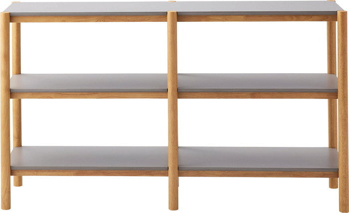 シェルフ 120 ナチュラル W123.5×D33.5×H80  azu-tac-502の画像