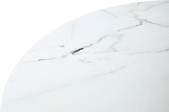 ラウンドテーブルS ベージュ ホワイト W53×D53×H50  azu-tap-311の画像