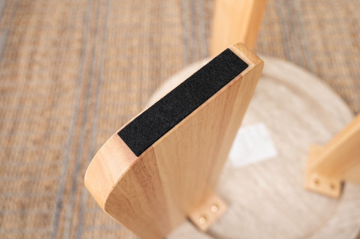 ラウンドテーブルS ベージュ ホワイト W53×D53×H50  azu-tap-311の画像