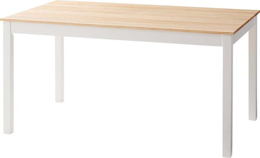 ダイニング テーブル ホワイト W135×D80×H72  azu-tap-315の画像