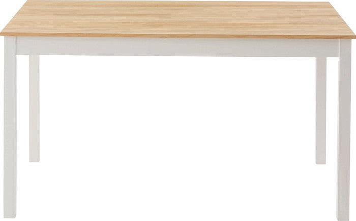 ダイニング テーブル ホワイト W135×D80×H72  azu-tap-315の画像