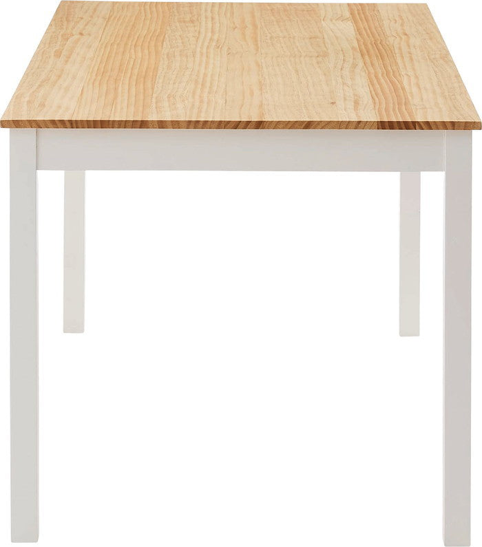 ダイニング テーブル ホワイト W135×D80×H72  azu-tap-315の画像