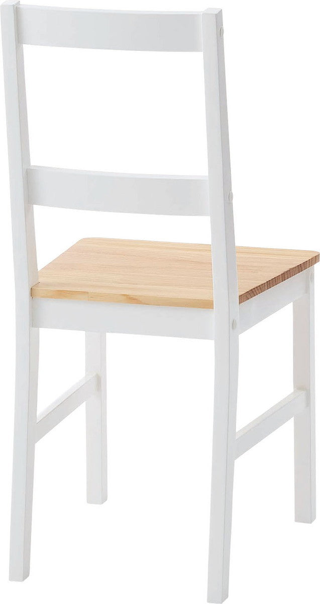 ダイニング チェア ホワイト W42×D50×H86×SH45  azu-tap-316の画像