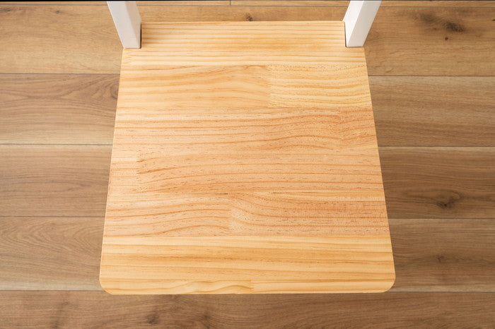 ダイニング チェア ホワイト W42×D50×H86×SH45  azu-tap-316の画像