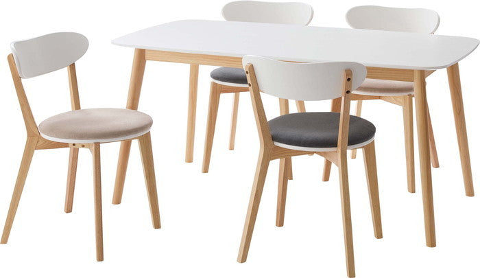 ダイニング テーブル ホワイト W150×D82×H72  azu-tap-320の画像