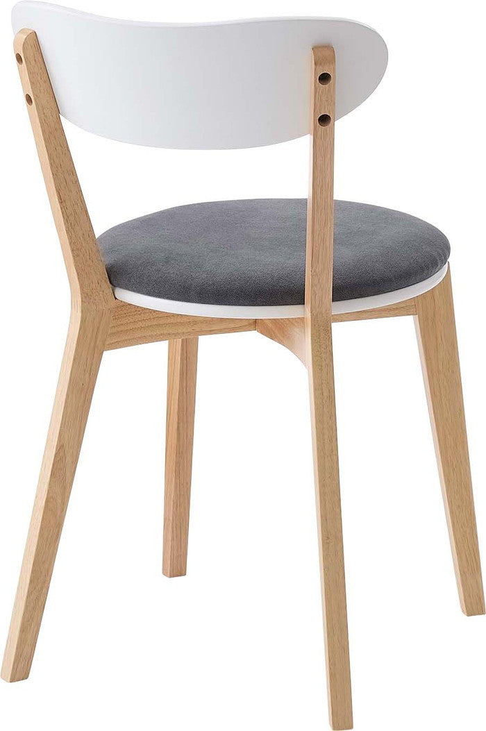 ダイニング チェア ベージュ グレー W47×D55×H75×SH45  azu-tap-321の画像