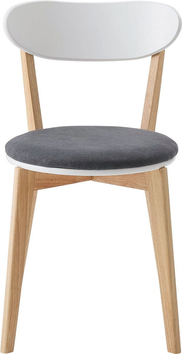 ダイニング チェア ベージュ グレー W47×D55×H75×SH45  azu-tap-321の画像